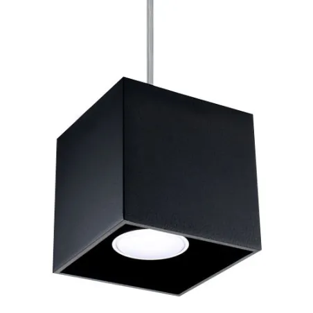 Suspension QUAD 1, aluminium, noir, GU10 - Pas cher