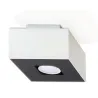 Plafonnier MONO 1, acier, blanc, GU10 - Pas cher