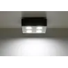Plafonnier MONO 4, acier, noir et blanc, GU10 - Pas cher