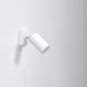 Applique RING, acier, blanc, GU10 - Pas cher