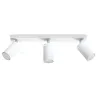 Plafonnier RING 3, acier, blanc, GU10 - Pas cher