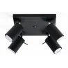 Plafonnier RING 4, acier, noir, GU10 - Pas cher