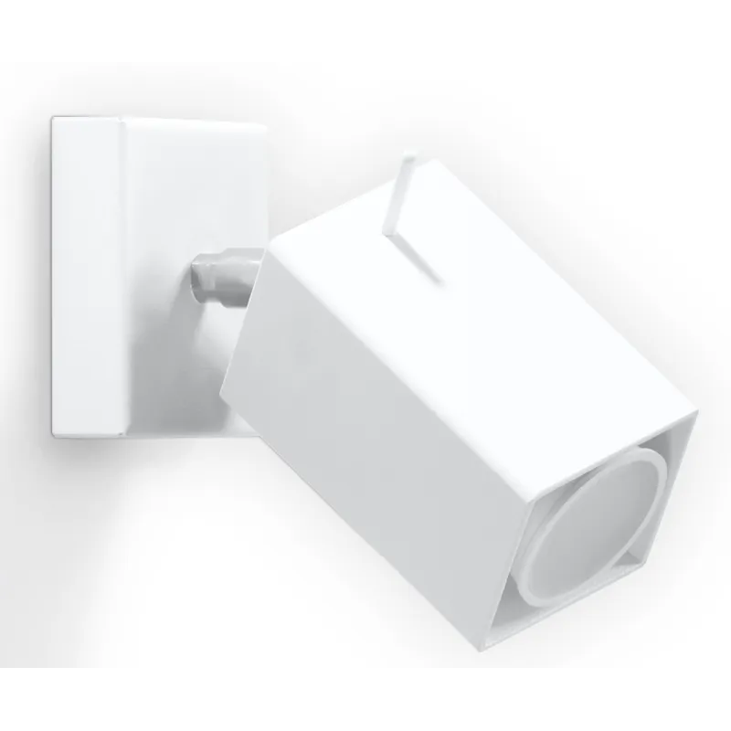 Applique MERIDA, acier, blanc, GU10 - Pas cher