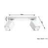 Plafonnier MERIDA 2, acier, blanc, GU10 - Pas cher