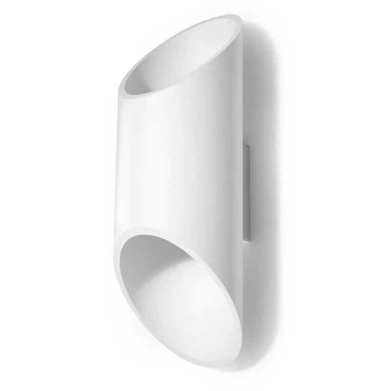 Applique PENNE 30, aluminium, blanc - Pas cher