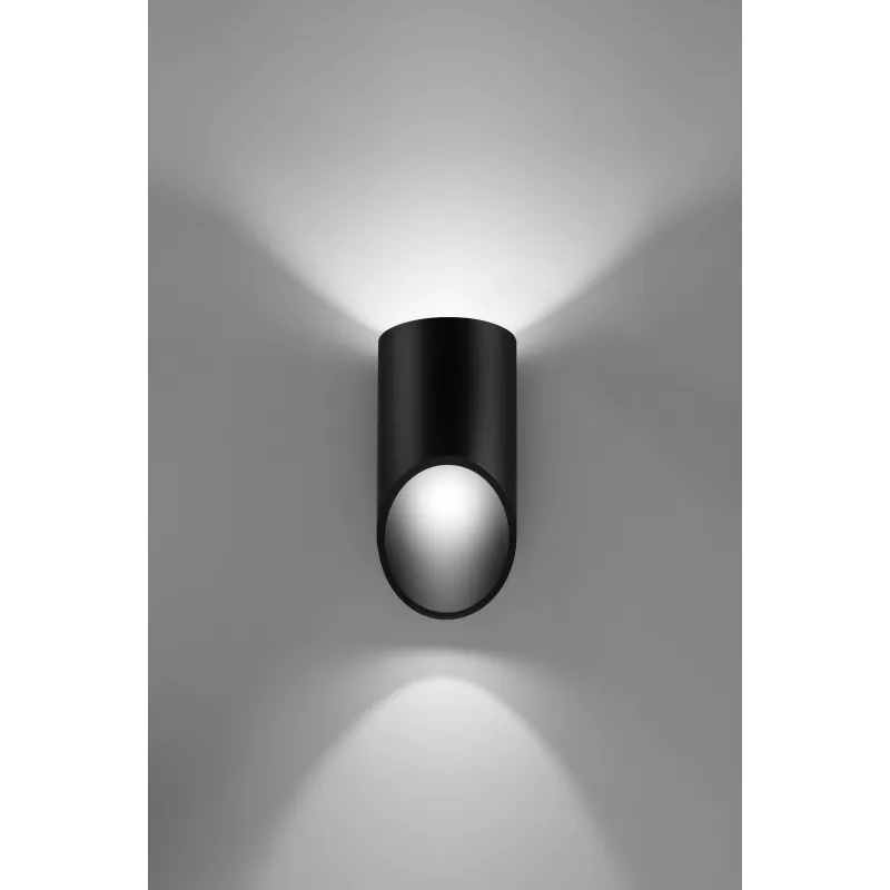 Applique PENNE 20, aluminium, noir - Pas cher