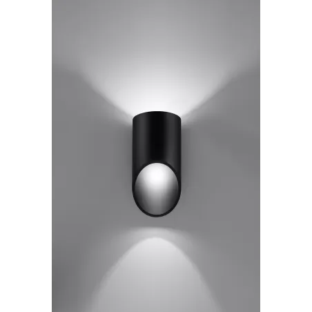 Applique PENNE 20, aluminium, noir - Pas cher