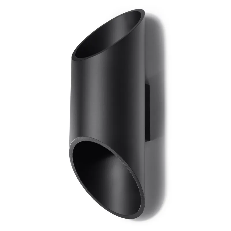 Applique PENNE 30, aluminium, noir - Pas cher