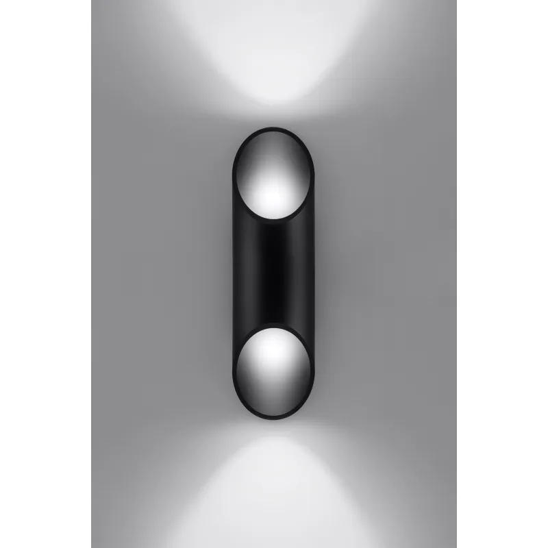 Applique PENNE 30, aluminium, noir - Pas cher