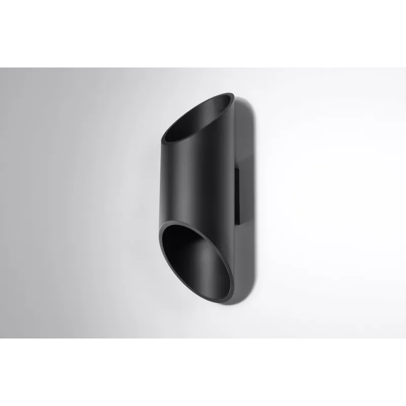 Applique PENNE 30, aluminium, noir - Pas cher