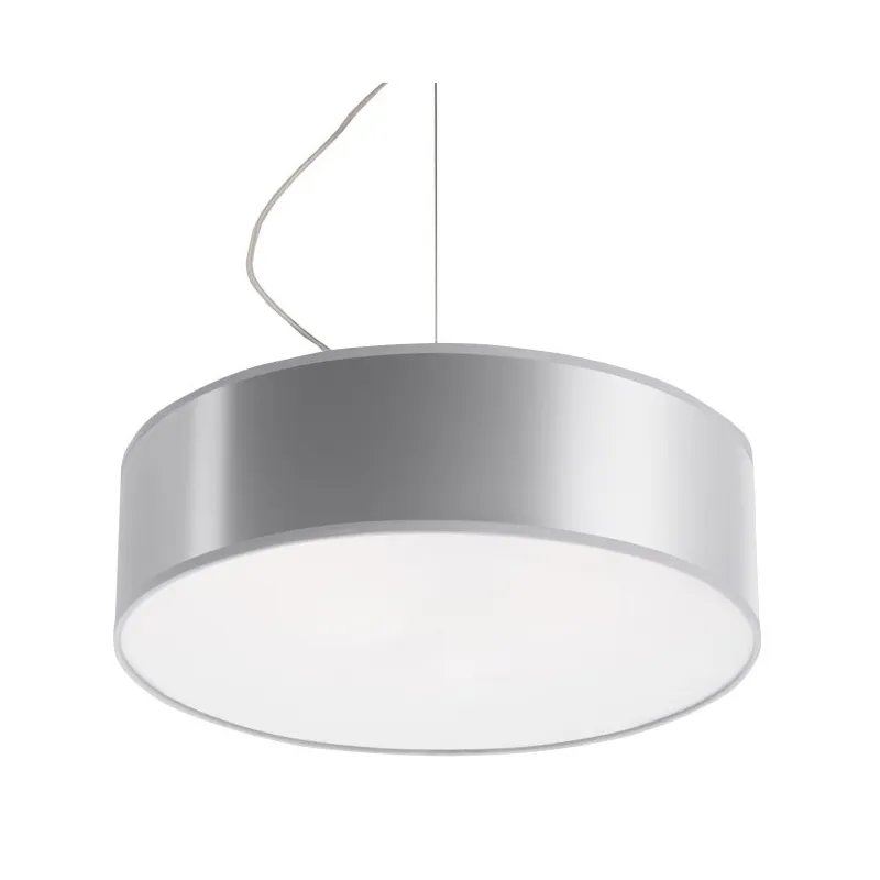 Suspension ARENA 35, PVC, gris, E27 - Pas cher