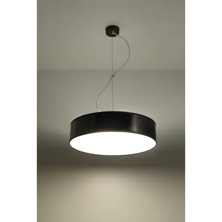 Suspension ARENA 45, PVC, noir, E27 - Pas cher