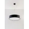 Suspension ARENA 45, PVC, noir, E27 - Pas cher