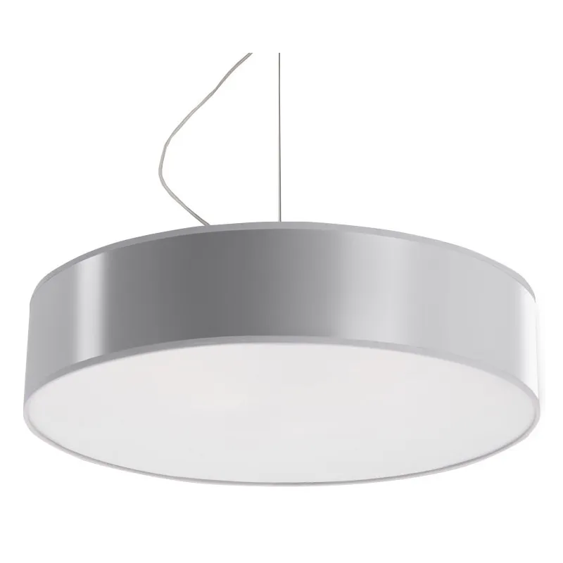 Suspension ARENA 45, PVC, gris, E27 - Pas cher