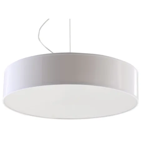 Suspension ARENA 45, PVC, blanc, E27 - Pas cher