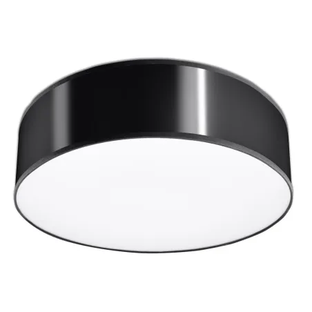 Plafonnier ARENA 35, PVC, noir, E27 - Pas cher