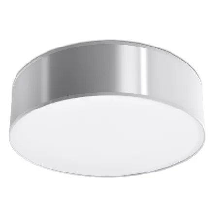 Plafonnier ARENA 35, PVC, gris, E27 - Pas cher