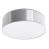 Plafonnier ARENA 35, PVC, gris, E27 - Pas cher