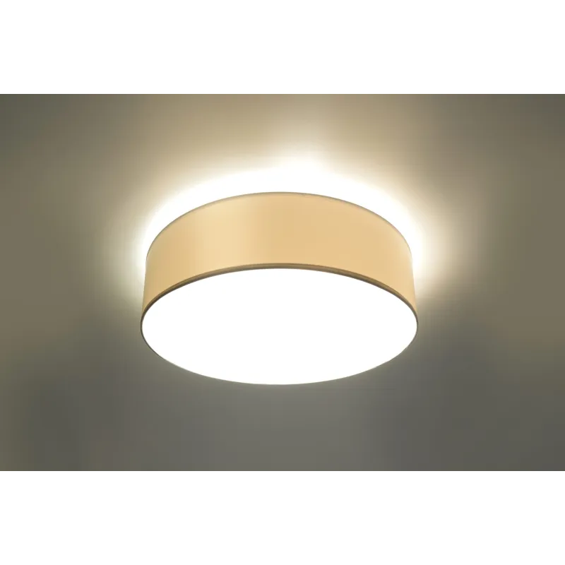 Plafonnier ARENA 35, PVC, blanc, E27 - Pas cher