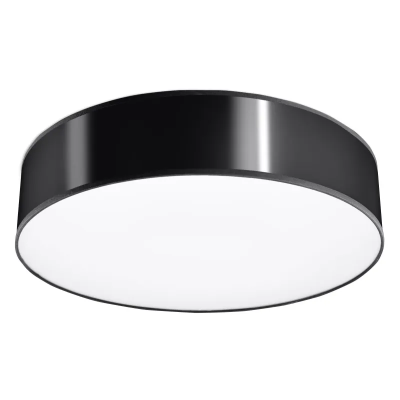 Plafonnier ARENA 45, PVC, noir, E27 - Pas cher
