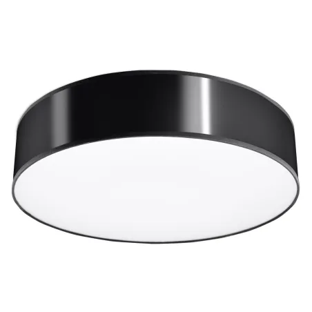 Plafonnier ARENA 45, PVC, noir, E27 - Pas cher