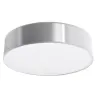 Plafonnier ARENA 45, PVC, gris, E27 - Pas cher