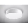 Plafonnier ARENA 45, PVC, blanc, E27 - Pas cher