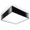 Plafonnier HORUS 35, PVC, noir, E27 - Pas cher
