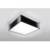 Plafonnier HORUS 35, PVC, noir, E27 - Pas cher
