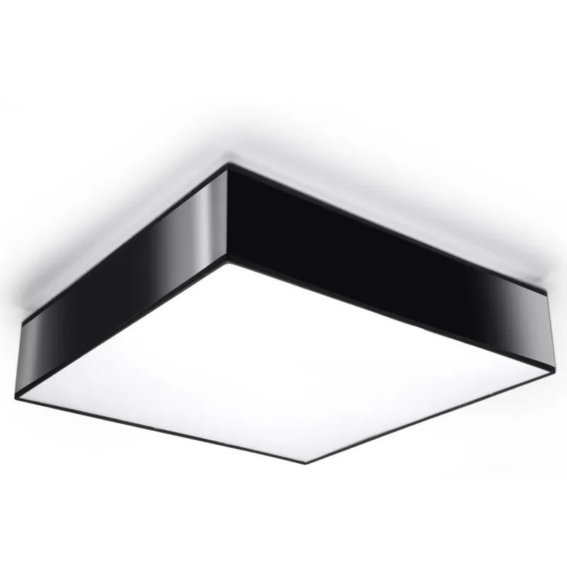 Plafonnier HORUS 45, PVC, noir, E27 - Pas cher