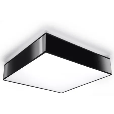 Plafonnier HORUS 45, PVC, noir, E27 - Pas cher