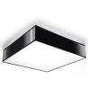 Plafonnier HORUS 45, PVC, noir, E27 - Pas cher