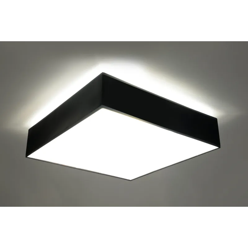 Plafonnier HORUS 45, PVC, noir, E27 - Pas cher