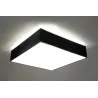 Plafonnier HORUS 45, PVC, noir, E27 - Pas cher
