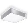 Plafonnier HORUS 45, PVC, gris, E27 - Pas cher