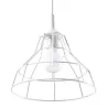 Suspension ANATA, acier, blanc, E27 - Pas cher