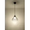 Suspension ANATA, acier, noir, E27 - Pas cher