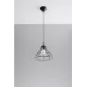 Suspension ANATA, acier, noir, E27 - Pas cher