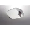 Plafonnier EMILIO, bois/verre, wenge, E27 - Pas cher