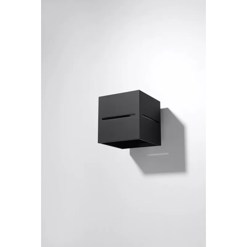 Applique LOBO, aluminium, noir - Pas cher