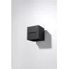 Applique LOBO, aluminium, noir - Pas cher