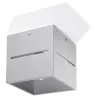 Plafonnier LOBO, aluminium, gris - Pas cher
