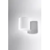 Applique VICI, verre blanc - Pas cher