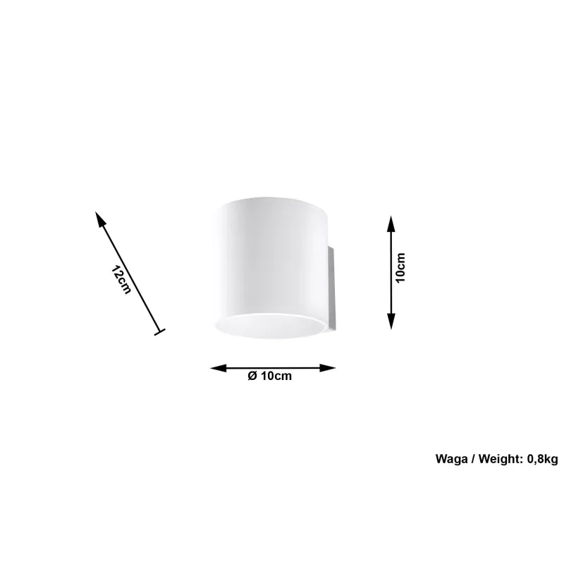 Applique VICI, verre blanc - Pas cher