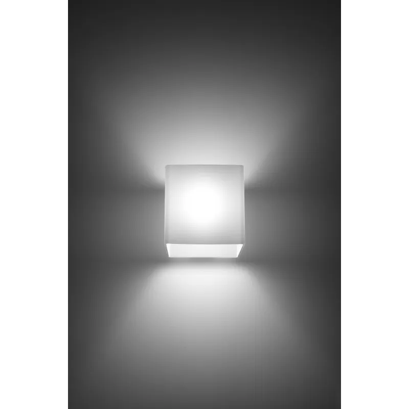Applique RICO, verre blanc - Pas cher