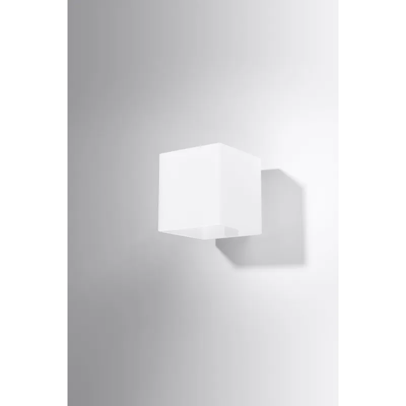 Applique RICO, verre blanc - Pas cher