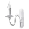 Applique MINERWA, acier, blanc - Pas cher