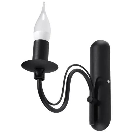 Applique MINERWA, acier, noir - Pas cher