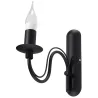 Applique MINERWA, acier, noir - Pas cher
