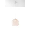 Suspension BALL, verre/acier, champagne/chrome, E27 - Pas cher